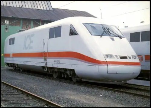 Ansichtskarte  Eisenbahn Zug Lokomotive Elektro-Triebkopf 401 007-0 ICE 1999