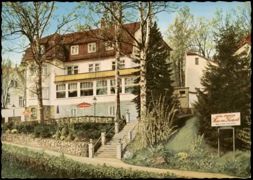 Bad Sachsa Hotelpension Restaurant Weinstube  Kurpark Bes. Eugen Lausmann 1969