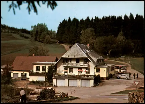Ansichtskarte Elzach Höhengasthaus und Pension Landwassereck VW Käfer 1978