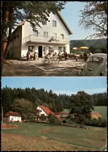 Ansichtskarte Bischofsgrün Waldgaststätte Schweinsbach 1969
