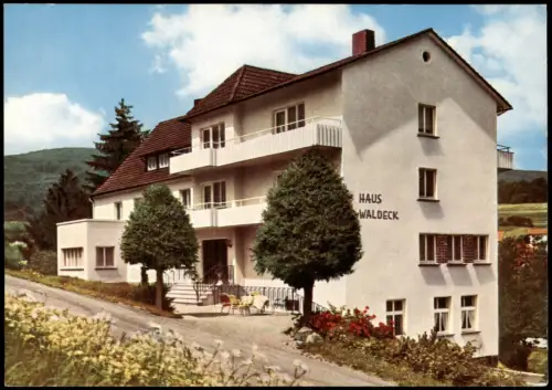 Gellershausen (Edertal) Pension HAUS WALDECK Inh. Aug. Ulrich 1970