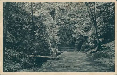 Ansichtskarte Eisenach Umland-Ansicht Eisenach Annatal 1930