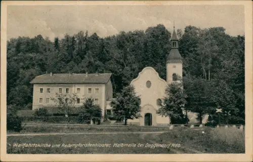 Deggendorf Wallfahrtskirche Redemptoristenkloster, Halbmeile   Ndb. 1951