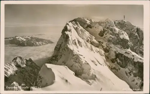 Grainau Zugspitze Wettersteingebirge Zugspitzgipfel (2962 m) 1940