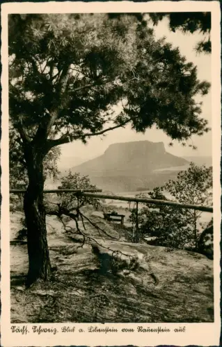 Ansichtskarte .Sachsen Sächsische Schweiz Blick zum Lilienstein 1940