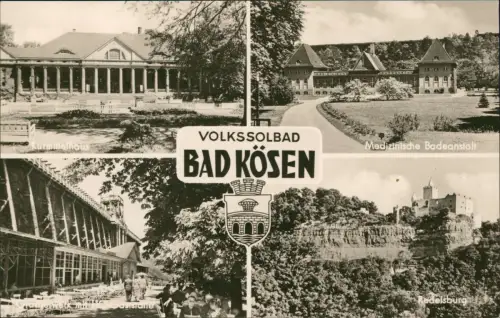 Ansichtskarte Bad Kösen Kurmittelhaus, Badeanstalt 1965