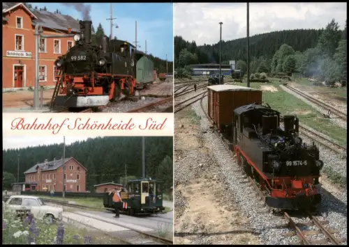 Schönheide Erzgebirge Bahnhof Schönheide Süd Schmalspurbahnen Museumsbahn 2008