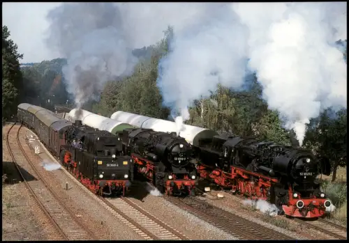 Historisches Bahnbetriebswerk Nossen Motive-AK Eisenbahn/Zug/Lokomotive 1990