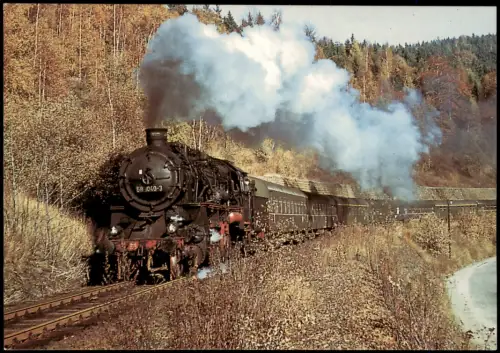 Antonsthal-Breitenbrunn (Erzgebirge) Güterzugdampflokomotive 58 1040  1973