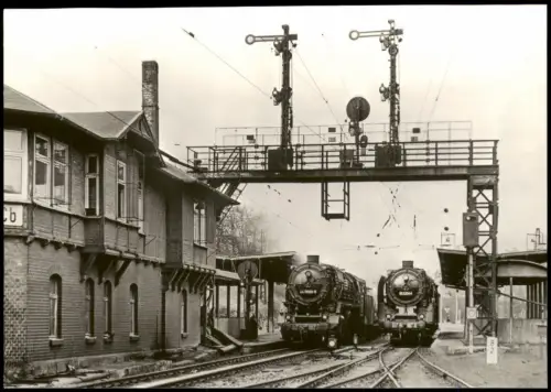 Ansichtskarte  Dampflokomotiven im Einsatz, Baureihe 44 1989