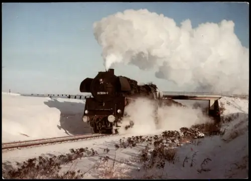Güterzugdampflokomotive 58 3006 Verkehr/KFZ - Eisenbahn/Zug/Lokomotive 1982