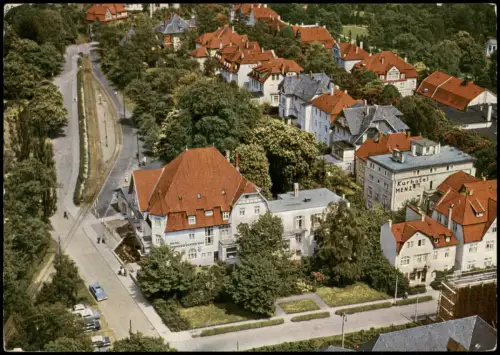 Ansichtskarte Bad Salzuflen Luftbild Osnabrücker Hof 1960