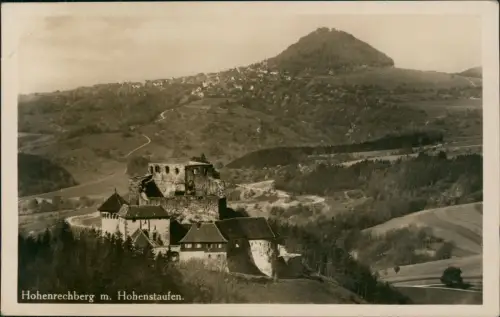 Ansichtskarte Hohenstaufen-Göppingen Hohenrechberg 1930