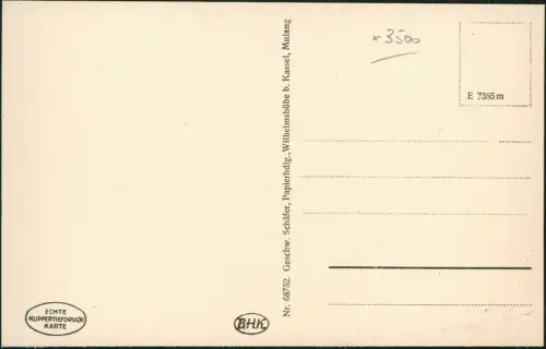 Ansichtskarte Kassel Straßenpartie am Rathaus 1932