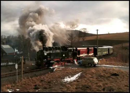 Cranzahl-Sehmatal Schmalspurlokomotiven Dampflokomotive Trabant 1994