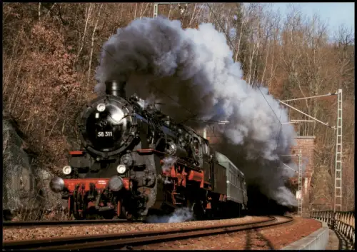 Edle Krone-Klingenberg (Sachsen) Dampflokomotive Eisenbahn Sonderfahrt 1999