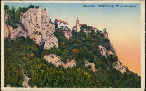Ansichtskarte Beuron Schloss Werenwag 1918 Feldpost Truppenübungsplatz Heuberg