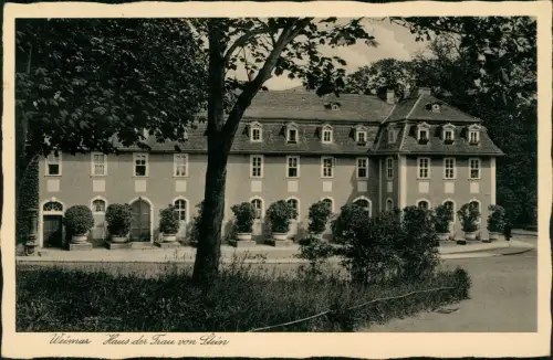 Ansichtskarte Weimar Haus der Frau von Stein 1937