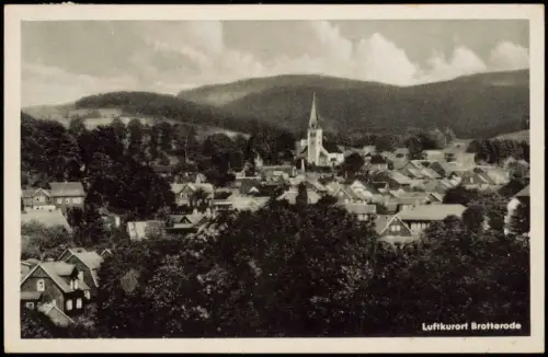 Ansichtskarte Brotterode Stadtblick 1956