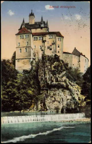 Ansichtskarte Kriebstein Burg Kriebstein 1919