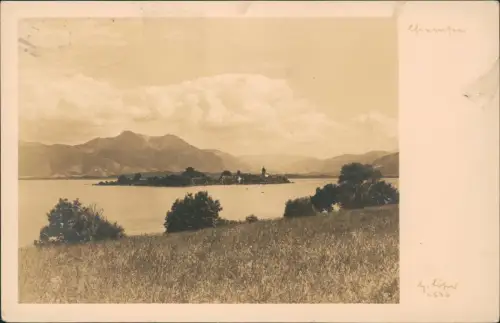 Ansichtskarte Chiemsee Fraueninsel - Chiemsee 1938