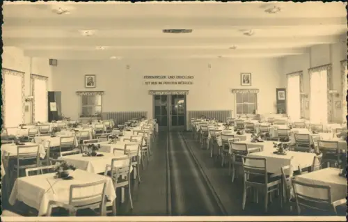 Ansichtskarte Friedrichsbrunn Kurhaus - Speisesaal 1953