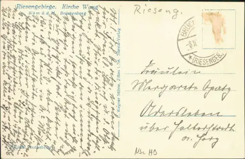 Brückenberg-Krummhübel Karpacz Kirche Church Stabkirche Wang Riesengebirge 1930