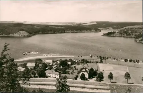 Saalburg-Ebersdorf (Saale) Am Stausee der Bleiloch-Saaletalsperre Kloster 1962