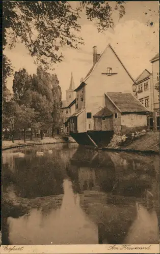 Ansichtskarte Erfurt Am Kreuzsand. 1930