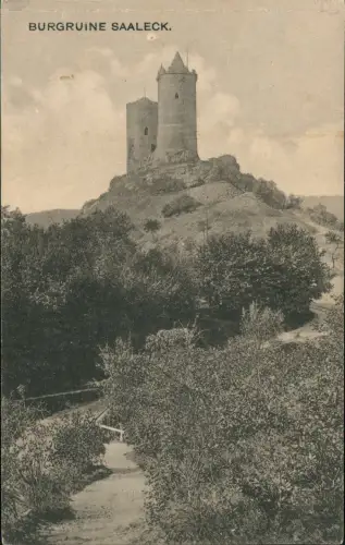 Ansichtskarte Bad Kösen Umgeburg der Burg Saaleck 1910