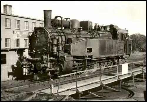 Ansichtskarte  Dampflokomotive Baureihe 94.20-21 auf Drehscheibe 1920