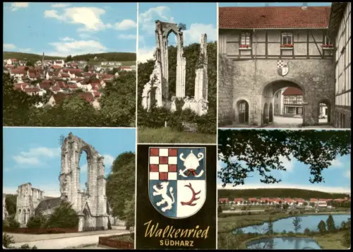 Ansichtskarte Walkenried (Harz) Stadtteilansichten Mehrbild 1974