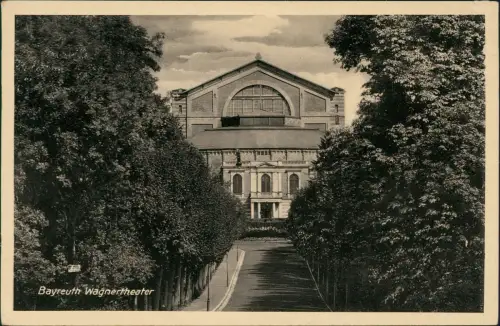Ansichtskarte Bayreuth Theater Bayreuther Wagnertheater 1940