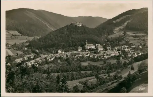 Ansichtskarte Leutenberg Panorama-Ansicht Blick vom Kaiserplatz 1930