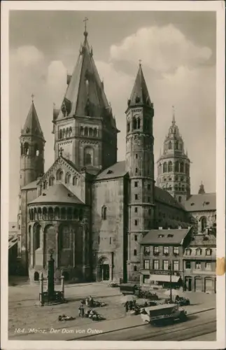 Ansichtskarte Mainz Der Dom von Osten 1935