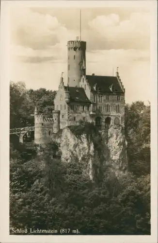 Lichtenstein (Württemberg) Schloss Lichtenstein (Castle Building) 1920
