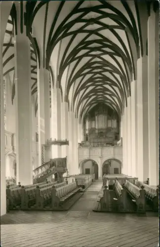 Ansichtskarte Leipzig Thomaskirche Innenansicht zur DDR-Zeit 1967