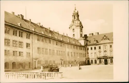 Ansichtskarte Rudolstadt Schloss Heidecksburg zur DDR-Zeit 1960