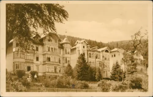 Ansichtskarte Friedrichroda Büchigpromenade zur DDR-Zeit 1960