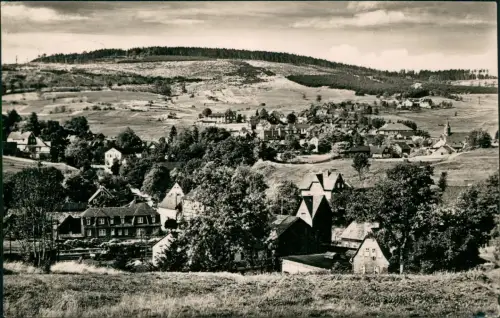 Ansichtskarte Schmiedefeld (Rennsteig) Panorama-Ansicht zur DDR-Zeit 1964