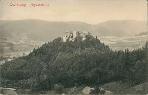 Ansichtskarte Leutenberg Panorama-Ansicht Leutenberg Hofmannsblick 1910
