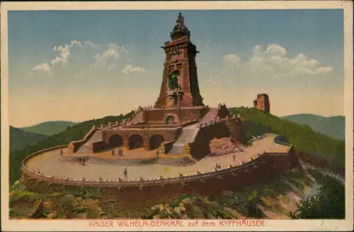Kelbra (Kyffhäuser) Kaiser-Friedrich-Wilhelm Barbarossa-Denkmal 1926