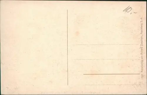 Ansichtskarte Schwarzburg Thüringer Wald Blick vom Trippstein 1925