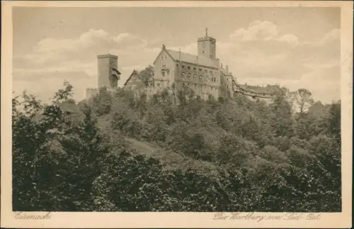 Ansichtskarte Eisenach Wartburg 1928