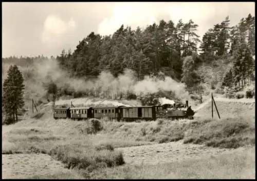 Ansichtskarte  Harzquerbahn Dampflokomotive 
1978
