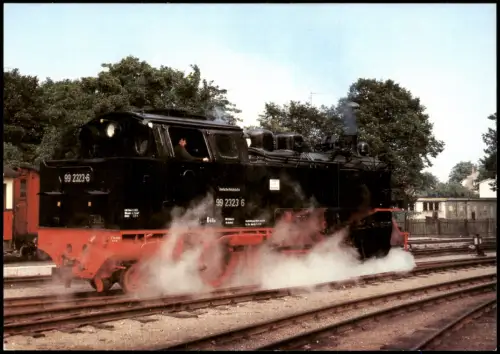 Kühlungsborn Dampflokomotiven im Ostseebezirk: Schmalspurlok 99 2323-6, 1984