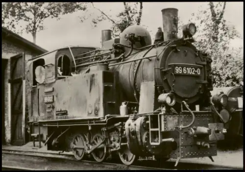 Ansichtskarte  Dampflokomotive 996102-0 1980