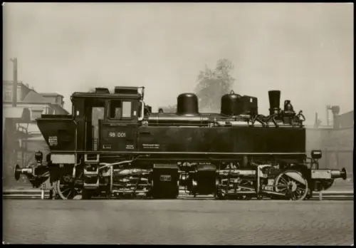 Ansichtskarte  Dampflokomotive Windbergbahn 98001 1971