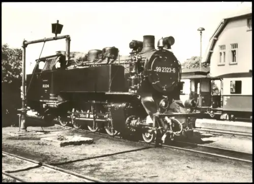 .Mecklenburg-Vorpommern Dampflok 99 2323-6 der Bäderbahn Molli 1975