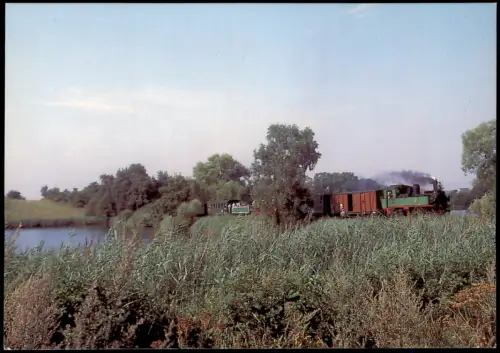 Dippelsdorf-Moritzburg Schmalspurdampflokomotive 99 1539 mit Traditionszug 1995